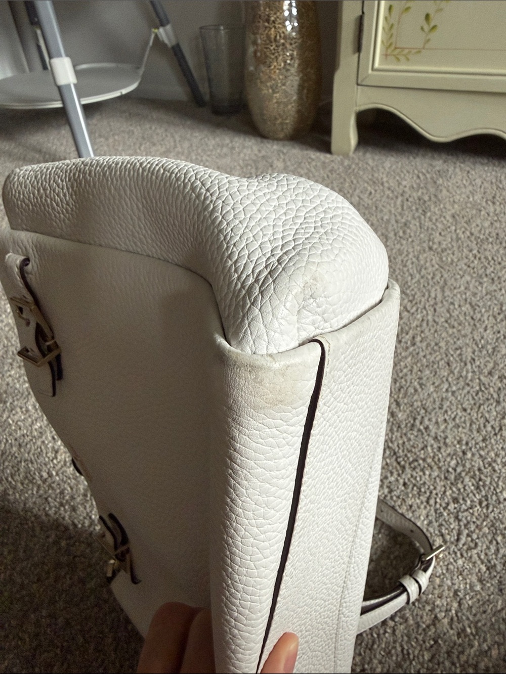 kate spade White Pebbled Leather Crossbody Bag - Picture 6 of 8